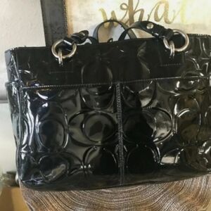 Coach patented leather